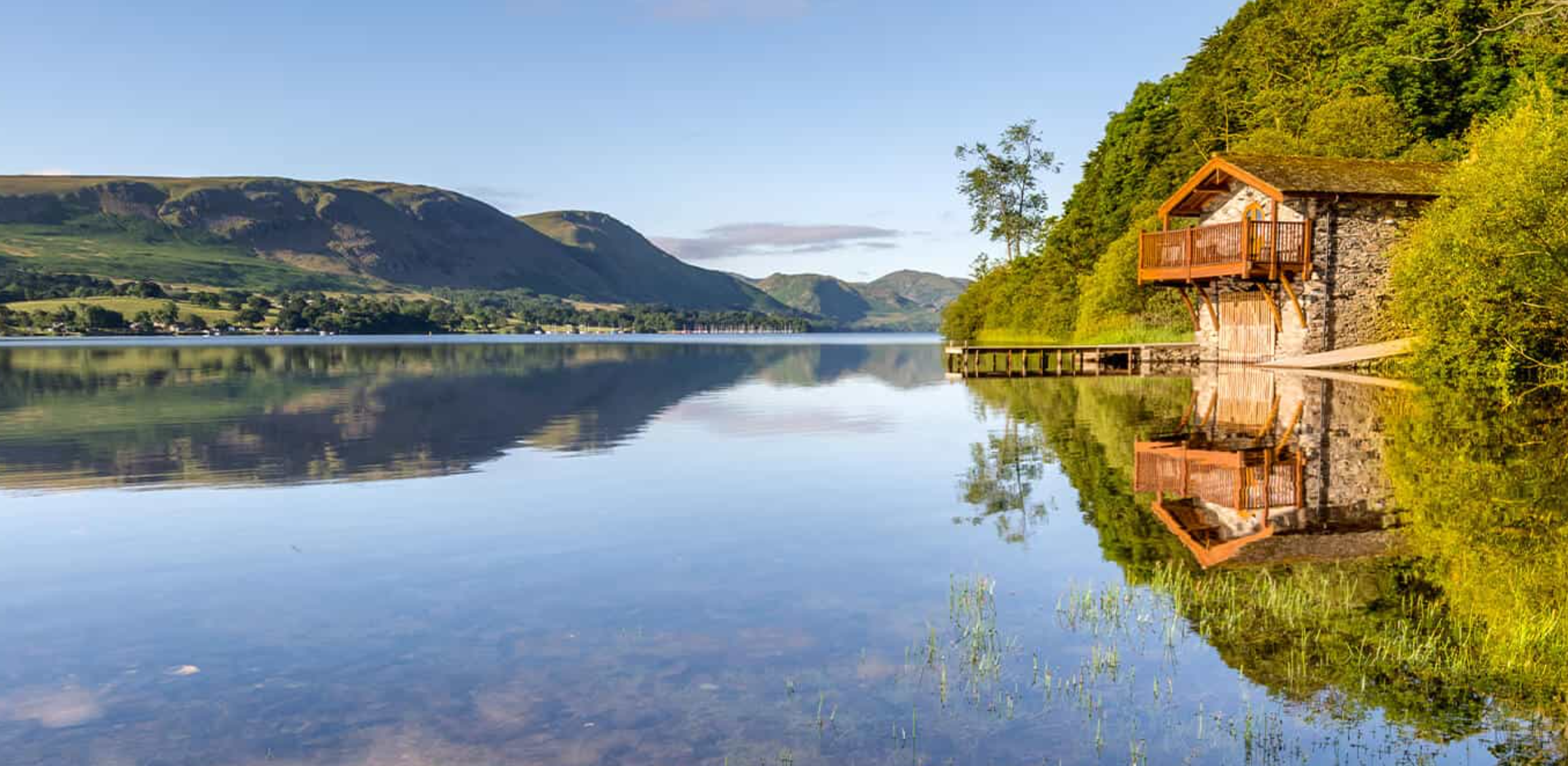 Queens Cottage lake view